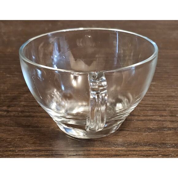 VTG INDIANA GLASS Snowflake T Set for 4 Smartset Snack Atomic hinde & Daucn 1960 - Picture 7 of 10